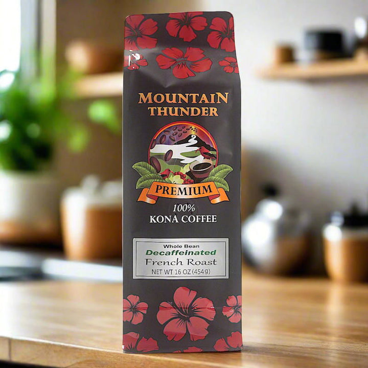 100% Kona Decaf Coffee 16oz - HAWAIIAN HILLS -  - #tag1# - #tag2# - 