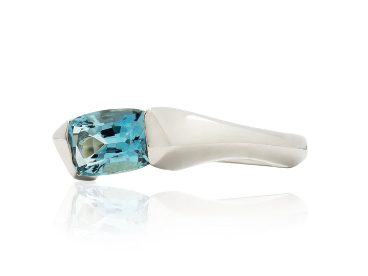 Aquamarine Ring - HAWAIIAN HILLS -  - #tag1# - #tag2# - 