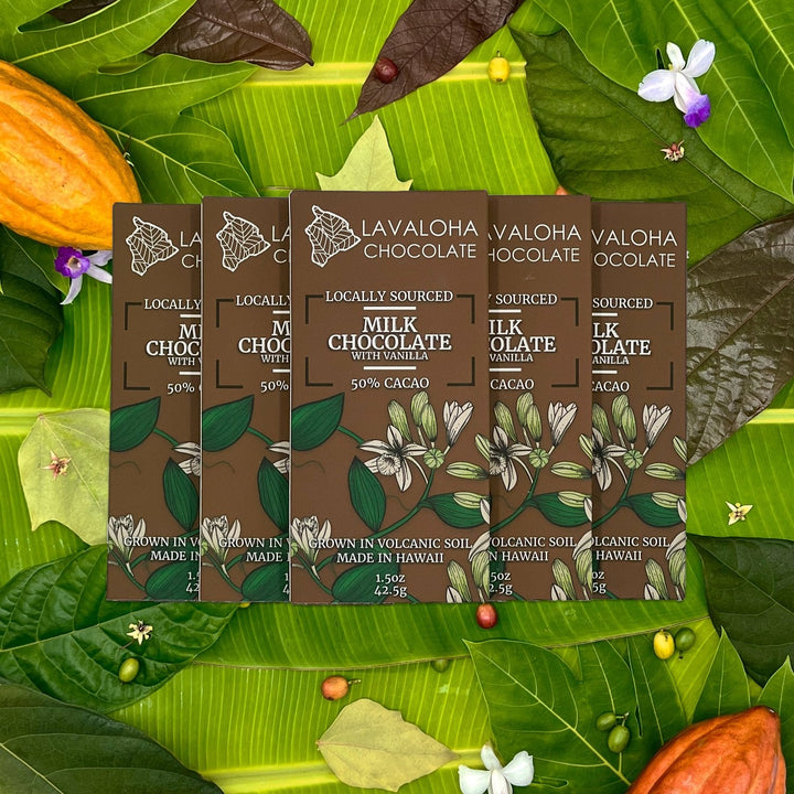 Milk Chocolate with Vanilla (50% Cacao) - HAWAIIAN HILLS -  - #tag1# - #tag2# - 