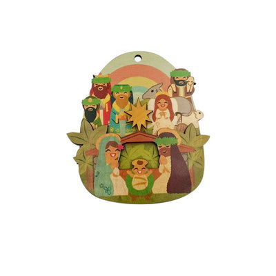 hi nativity ornament - HAWAIIAN HILLS -  - #tag1# - #tag2# - 