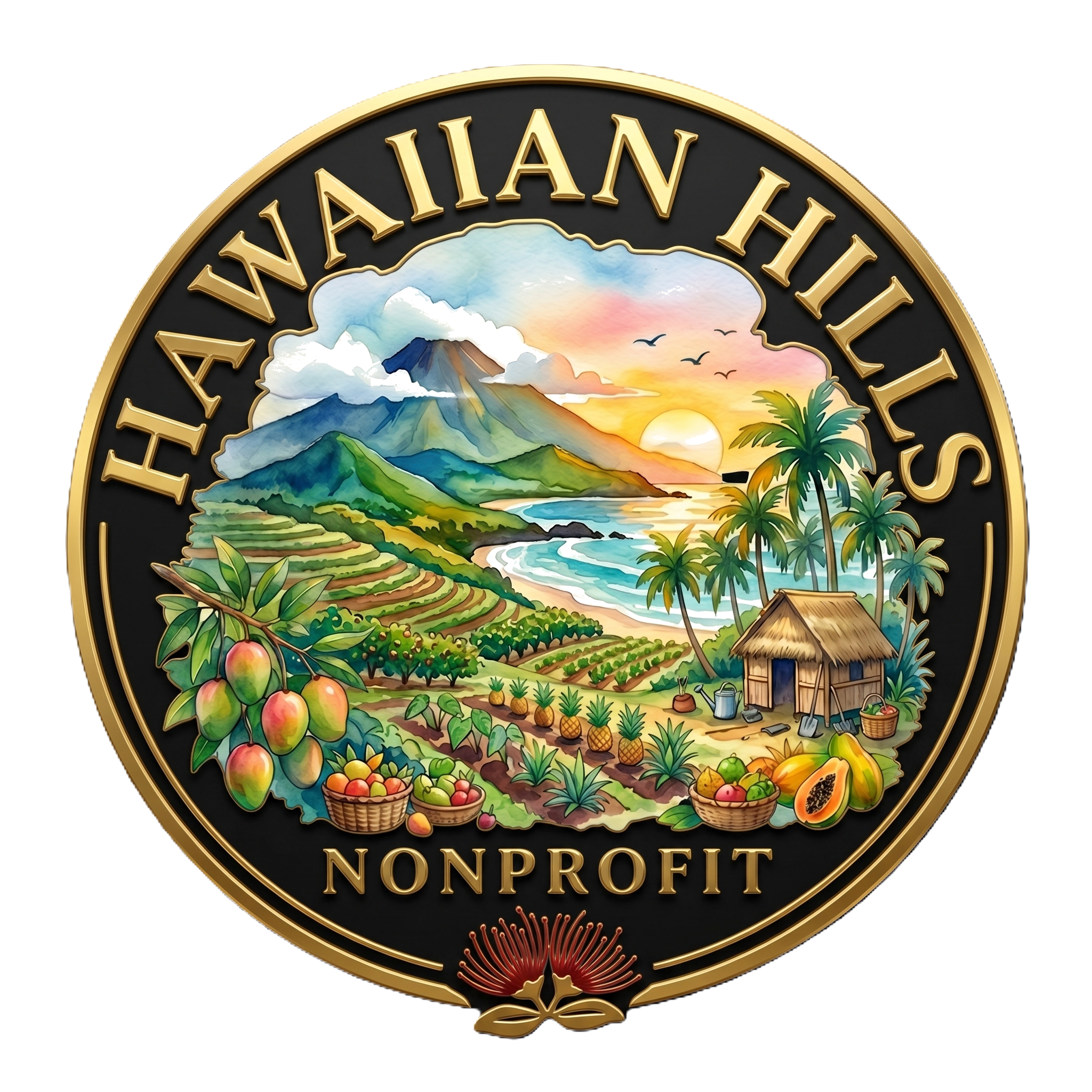 Hawaiian Hills Logo