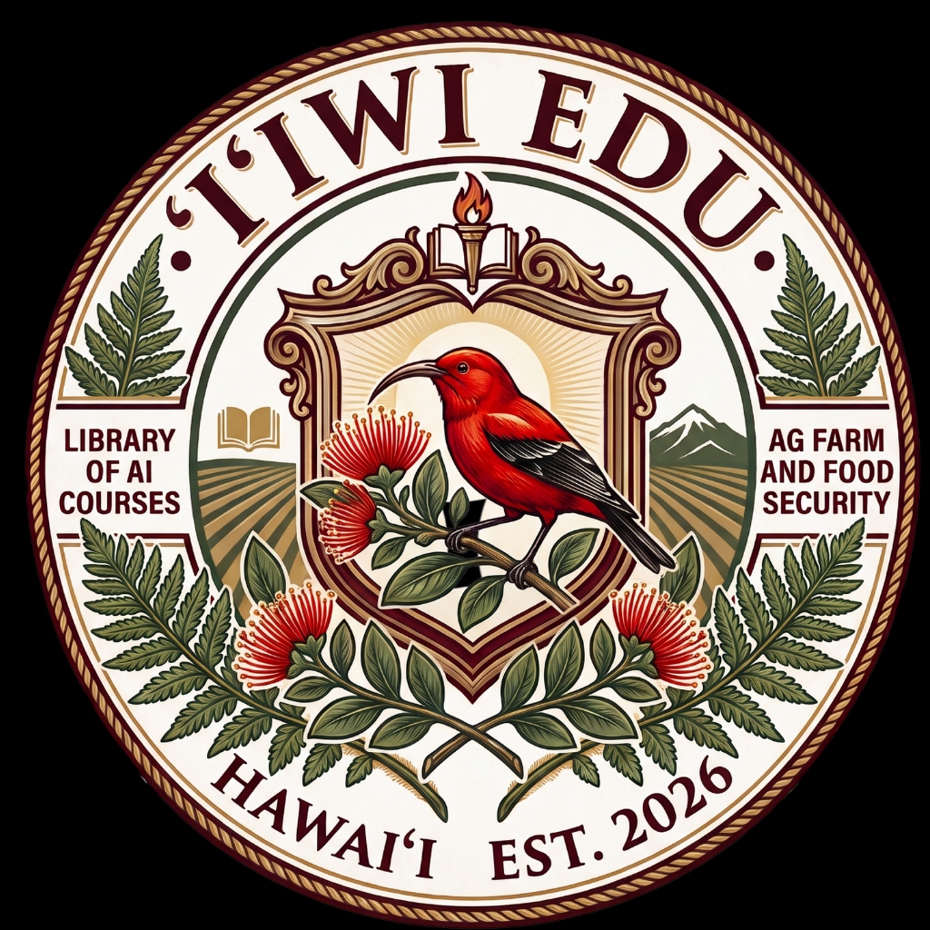 'I'iwi EDU Logo
